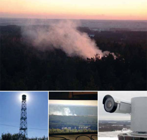 Камеры видеонаблюдение Axis на страже лесов